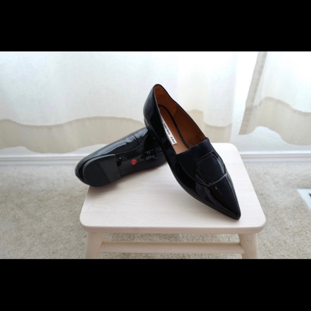 & Other Stories Patent Leather Pointed Toe Loafer